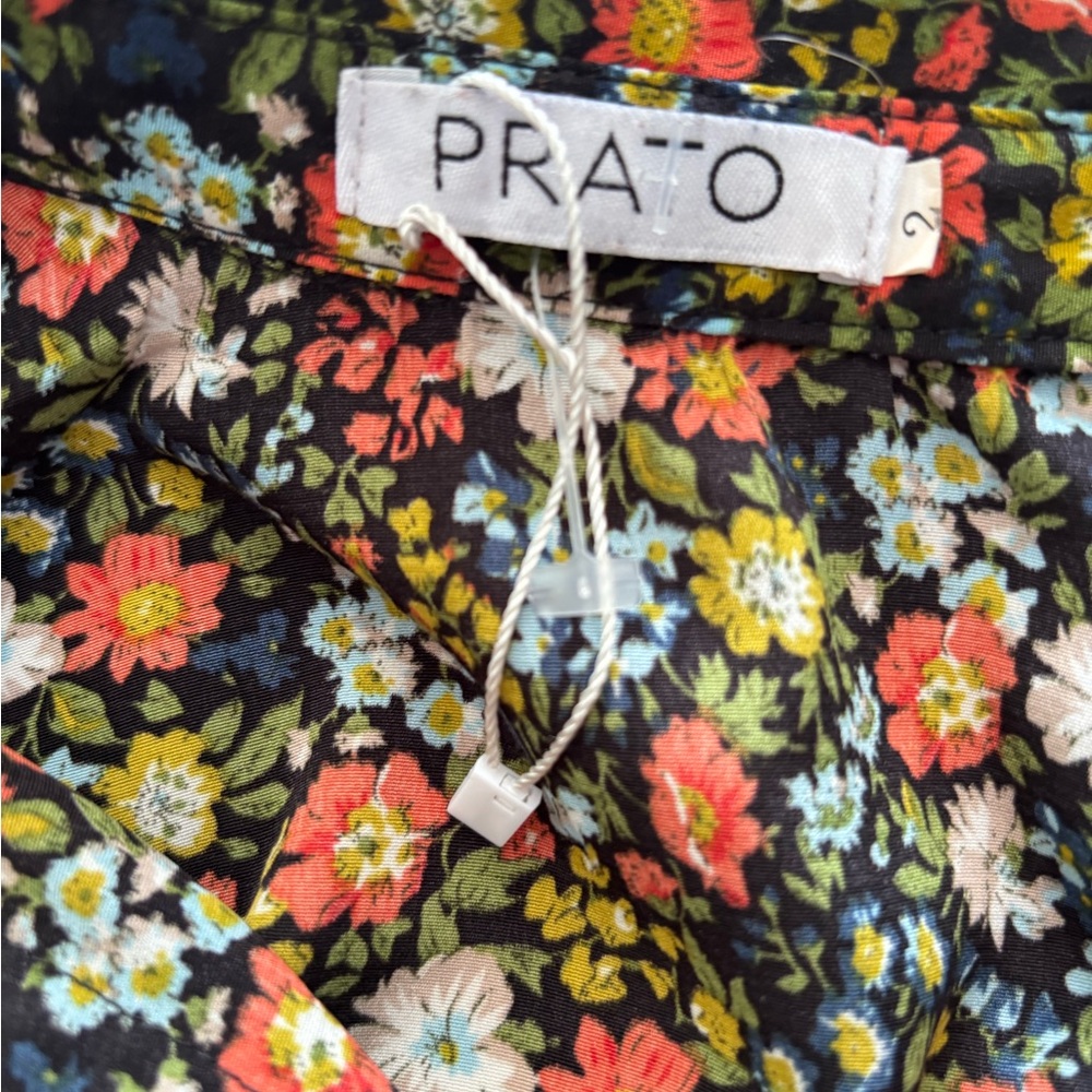 Floral Long Sleeve Dress with Belt - Picture 9 of 11